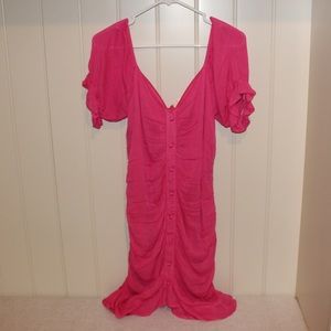 Shop these three pink rouched Emily dress